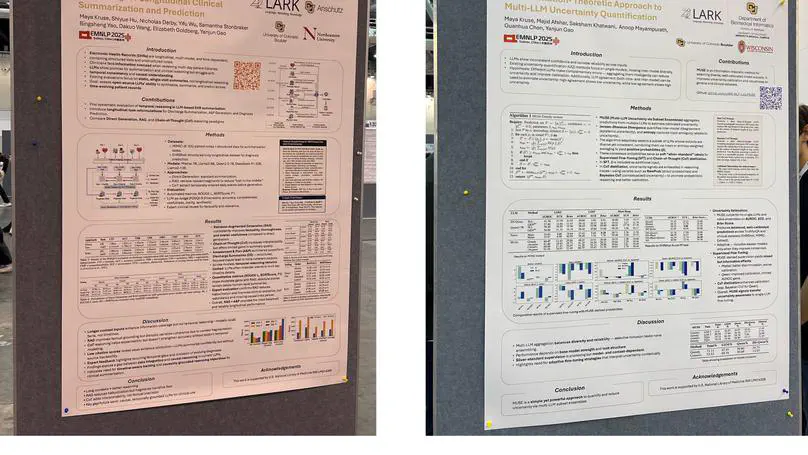 A Milestone Year - LARK Lab’s EMNLP 2025 with Two Papers!